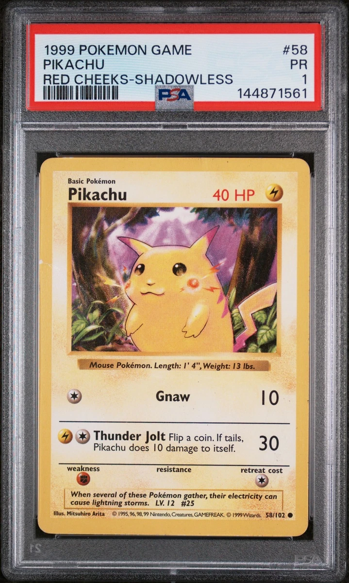 Pokémon TCG Base Set Grade 1 English Collectible Individual Card