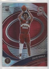 2020-21 Panini Spectra Asia Red Prizm Zeke Nnaji #149 1s6