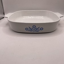 Vintage Corning Ware Blue Cornflower 10" X 10" Casserole Dish A-10-B No Lid 2.5L