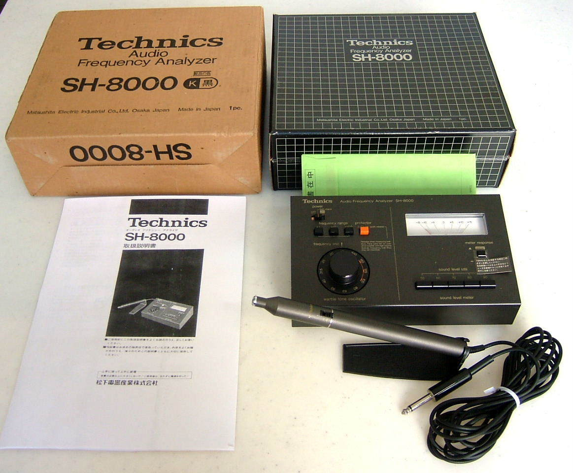 テクニクス オーディオフリークエンシーアナライザー SH-8000 Technics SH-8000 Frequency measuring instrument Audio