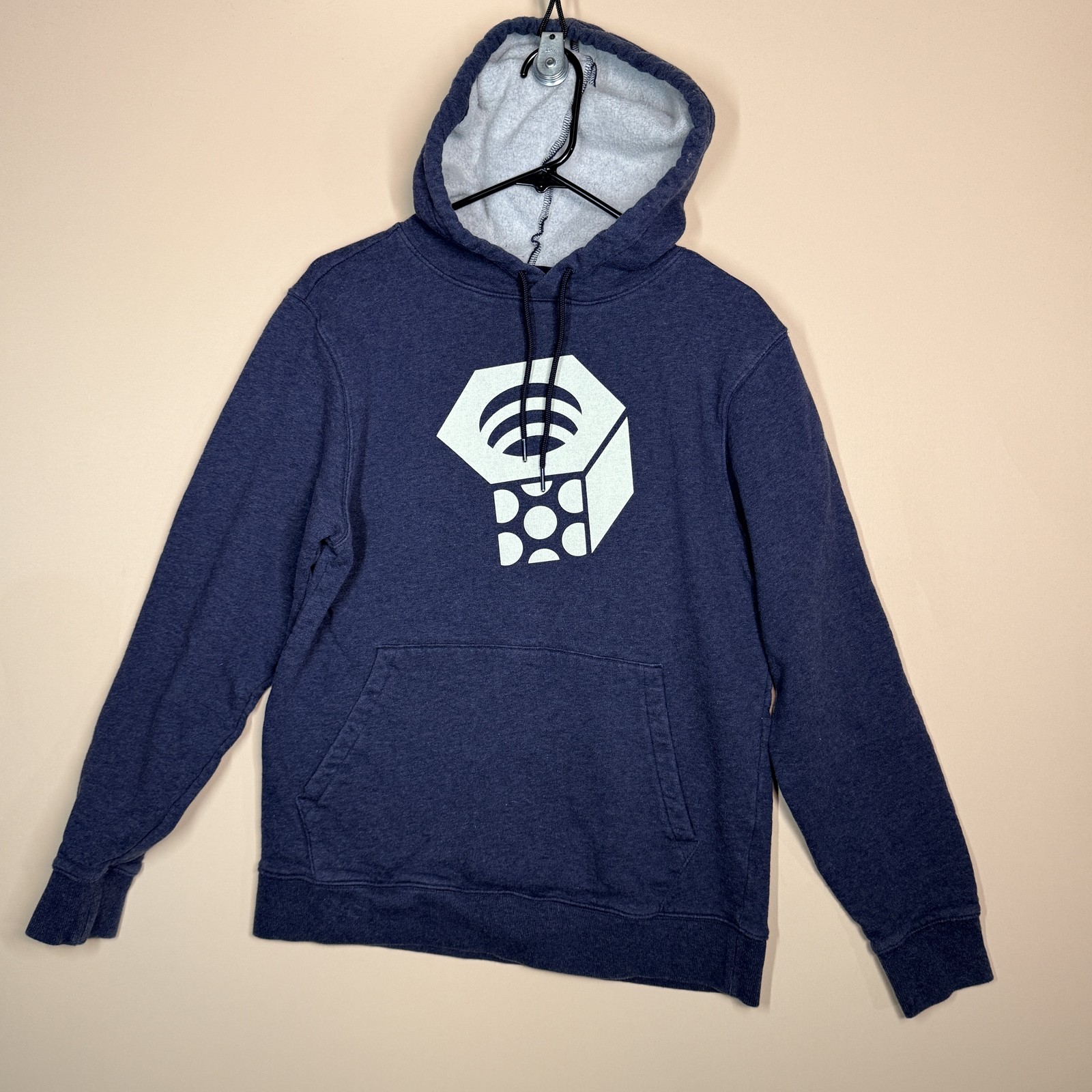 Mountain Hardwear Logo Hoodie Hoody Blue Men's Size Medium M