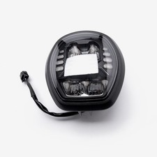 LED Headlight Assembly for LX500-N-E5 ECE Compliant Halogen Black Powder Coated