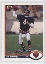 1991 Upper Deck Jim Harbaugh #322 te2