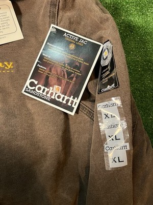 Vintage Carhartt Thermal-Lined Hooded Jacket J25 CHT Men's XL NWT