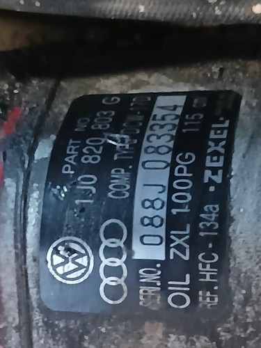 1J0820803G klimakompressor VOLKSWAGEN GOLF IV BERLINA 1J1 BASICO 1999 1203839