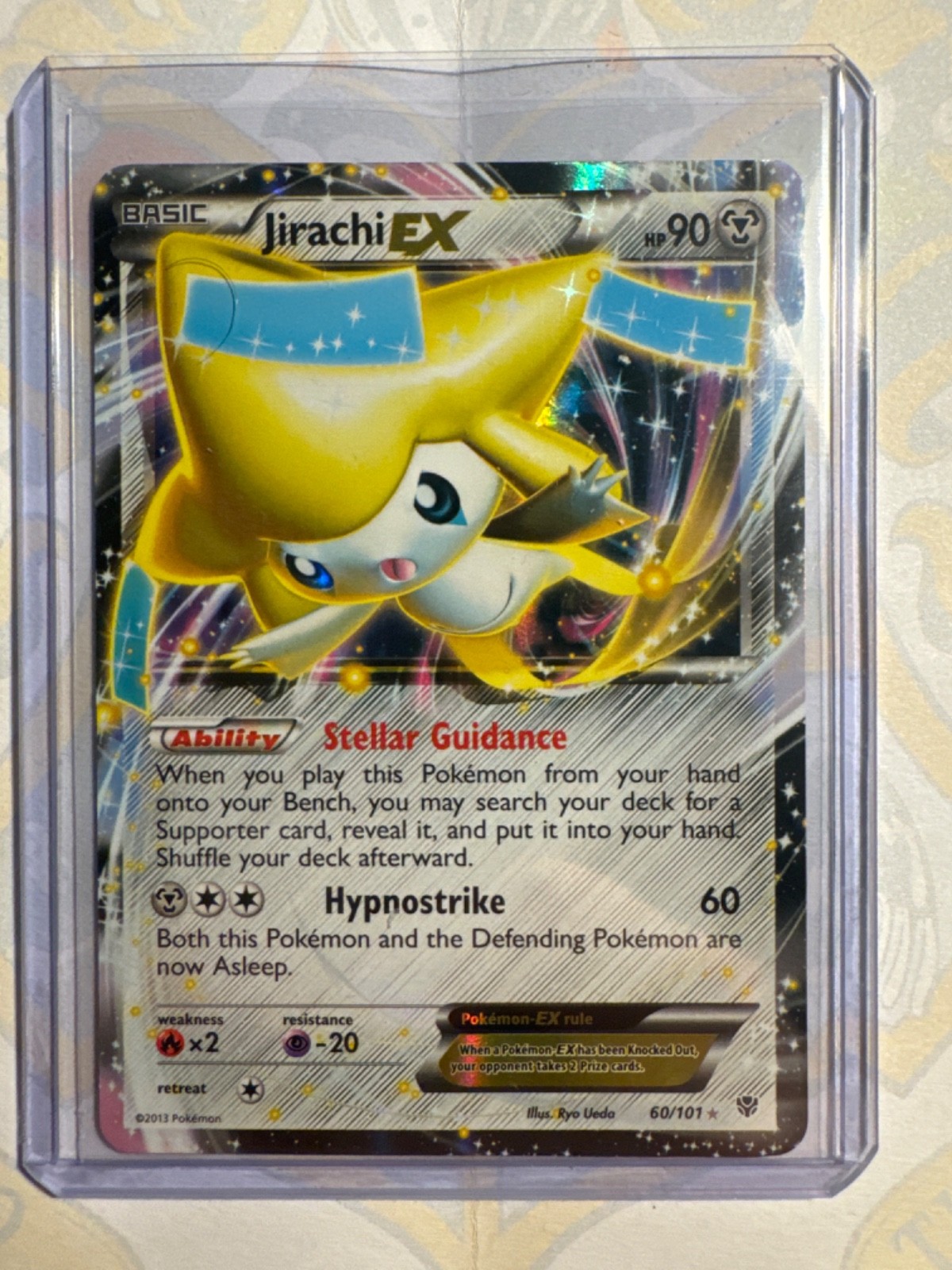 Jirachi EX 60/101 Plasma Blast Holo NM