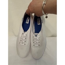 Keds Champion New with Defects White Canvas Classic Retro Low-Top Sneakers
