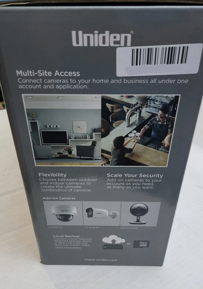 Sistema de seguridad Uniden UC4202 4 cámaras 1080P PoE para hogar y negocios Foto 3 de 4