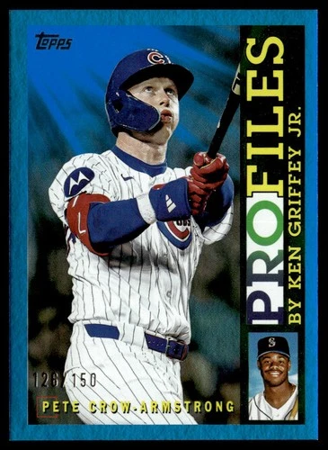 2026 Topps Series 1 Pete Crow-Armstrong Blue Foil (RAW)
