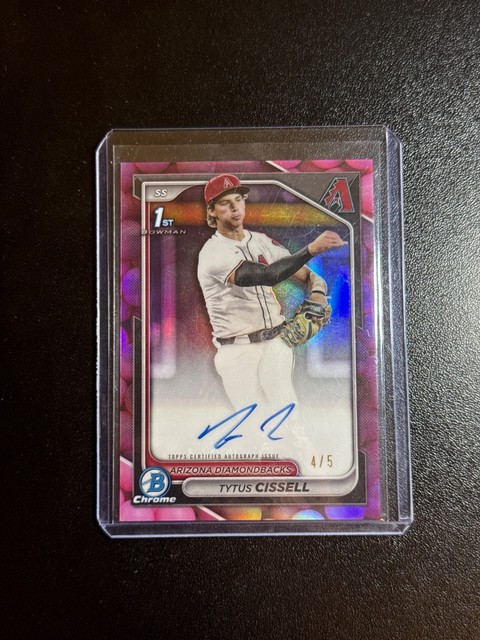 2024 Bowman Chrome Snack Pack Tytus Cissell Diamondbacks RC Rookie AUTO  /5