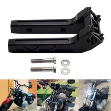 1-1/8" Handlebar Riser Pullback For Harley Dyna FXD Softail Sportster XL Custom