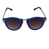 Retro Sonnenbrille 50Er, 60Er Jahre Gold Und Blau