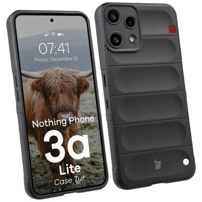 Handyhülle für Nothing Phone (3a) Lite Bizon Case Cover Schutzhülle Etui Schwarz