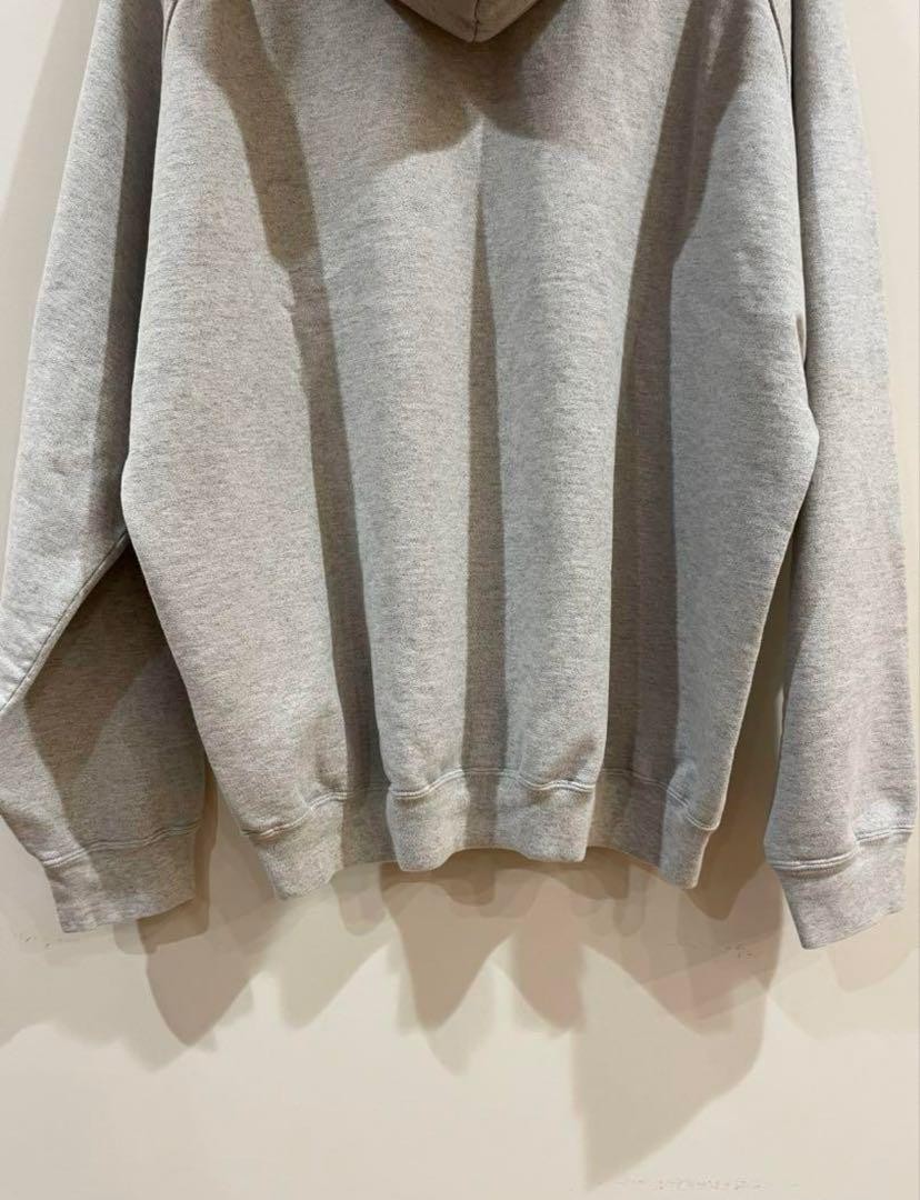 Auralee Super Soft Gray Sweat Parka Men's L Rare Find Used