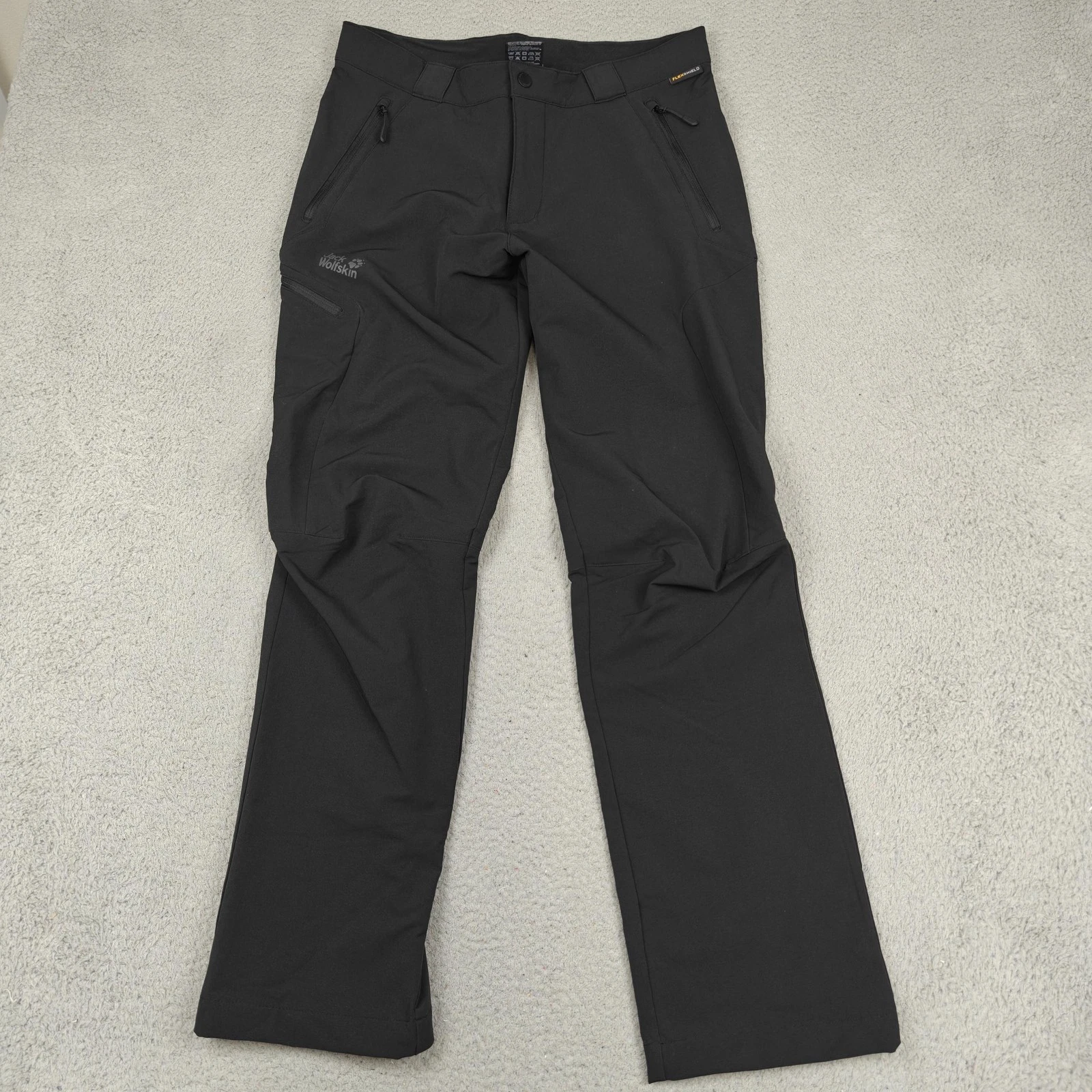 Jack Wolfskin Pants Mens 34 Black Softshell Fleece Lined Hiking FLEXSHIELD Snow
Opens in a new windo
