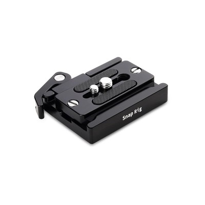 SnapRig Quick Release Plate with Base & Plate Set. Mount on Tripod, Jib, Cage...