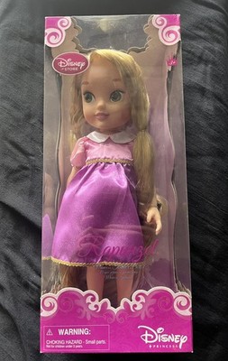 2011 RARE DISNEY STORE EXCLUSIVE PRINCESS RAPUNZEL TODDLER DOLL 16 
