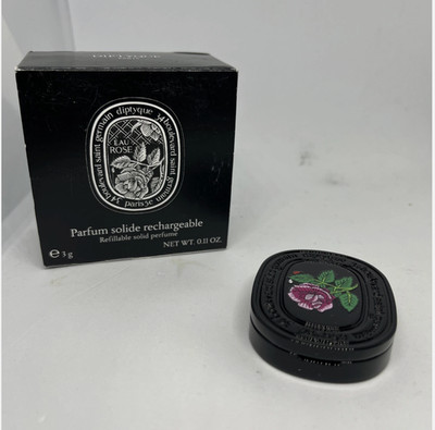 Diptyque Eau Rose Refillable Solid Perfume 0.11oz *Smudged*