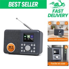 MangoKit MD3 Radio Numérique Portable DAB/DAB+ Bluetooth Alarme