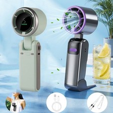 Portable Handheld Turbo Fan 2000mah 199-speeds Rechargeable Personal Cooling Fan Portable Handheld Turbo Fan 2000mah 199-speeds Rechargeable Personal Cooling Fan