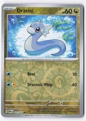 Dratini 147/165 Reverse Holo - Scarlet & Violet 151