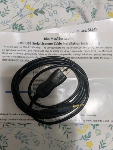 Radio Shack Scanner FTDI Programming PRO-97 PRO-163 PRO-164 PRO-2055 20-546