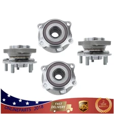 For Subaru Outback Legacy 512401 513220 4pcs Front Rear Wheel Bearing Hub Kit