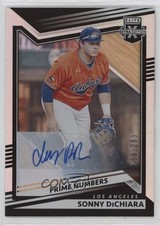 2022 Elite Extra Edition Prime Numbers A Signatures Sonny DiChiara Auto 1cx3