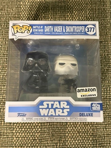 Funko Pop! Deluxe Star Wars Darth Vader & Snowtrooper #377 Amazon Exclusive