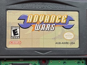 Advance Wars Game Boy Advance Nintendo GBA Authentic Saves Vintage RPG Gaming