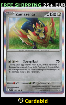 Zamazenta - DRI #146/182 SV10: Destined Rivals Holo 5ban Graphics NM