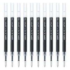 Sarasa Dry Ink Cartridge Refill 10Pcs Quick Dry Gel Pen 0.3Mm For Left Handed