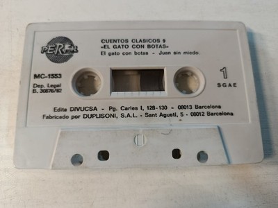 Cuentos Clasicos Vol 9 El Gato Con Botas (1992 Perfil) - Cassette sin la caja