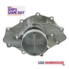 Moroso 63595, Kit Clear Aluminum Bbf Electric Water Pump Performance Racing Part