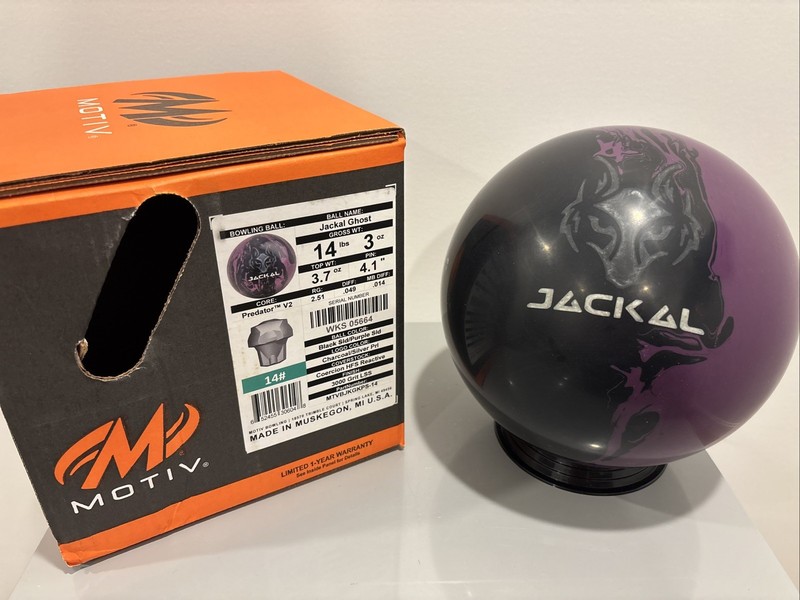 Motiv Jackal Ghost Bowling Ball - 14lbs - New In Box