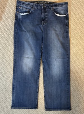 American Eagle Outfitters 360 Extreme Flex Jeans Mens 36x30 Blue Denim Loose Fit