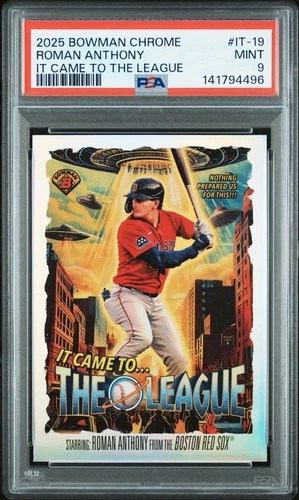 Roman Anthony 2025 Bowman Chrome It Came To The League #IT-19 RC PSA 9