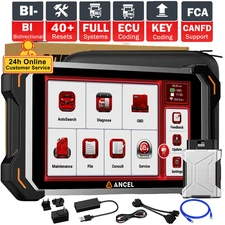 Full System Car Scanner OBD2 Bidirectional Diagnostic Scan Tool Key Coding FCA