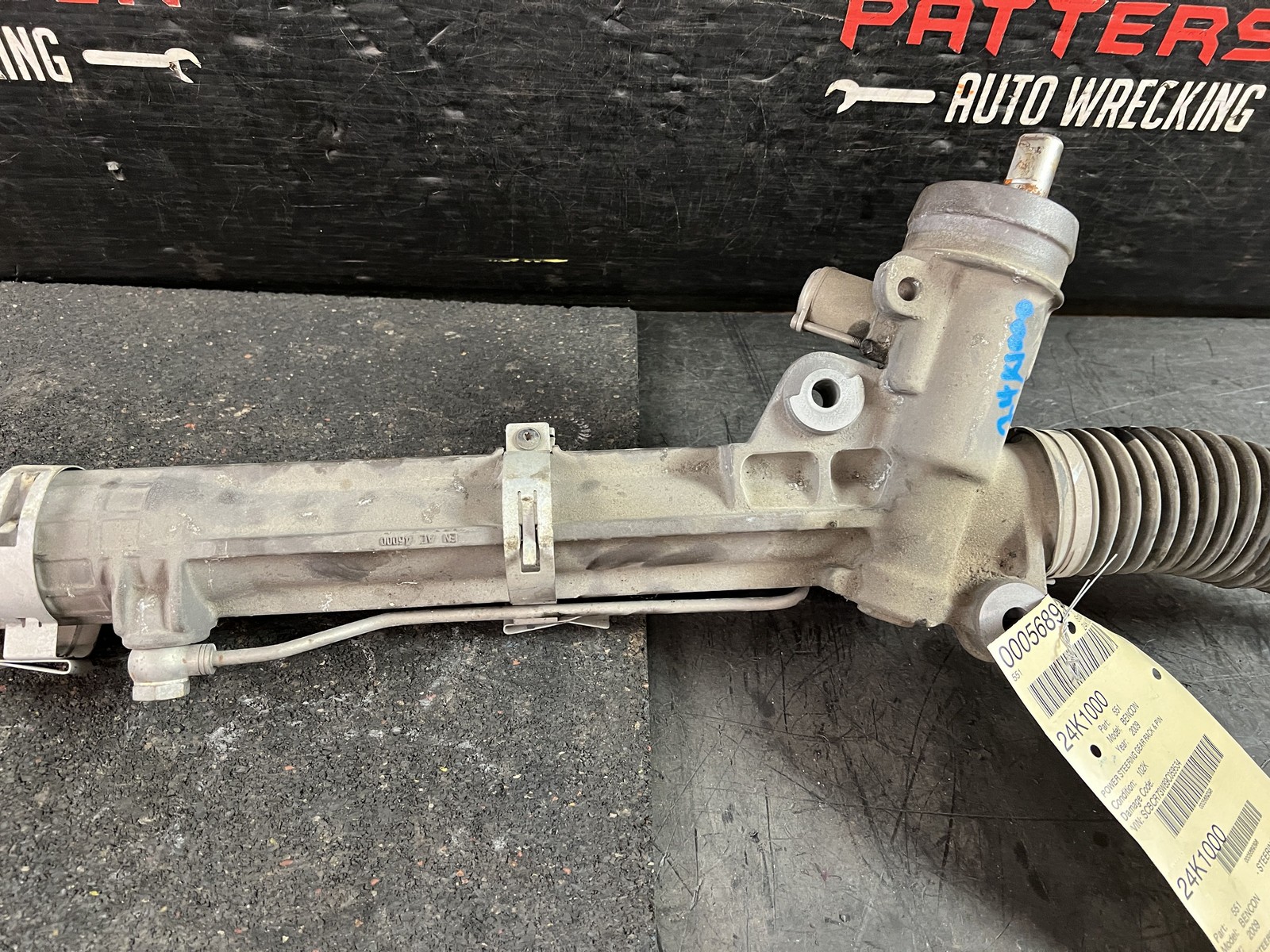 03-11 BENTLEY CONTINENTAL GT POWER STEERING GEAR RACK & PINION 3W1422071D