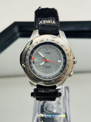 Vintage Timex i-Control WR 50M Analog Quartz Watch Date 43mm New Battery Runs