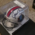 Barry Sanders & Jim Brown Signed Hall of Fame Mini Helmet Steiner Sports COA