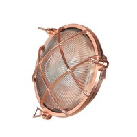 Wandlampe AußEnleuchte Maritim Ø 21 Cm E27 Messing In Kupfer IP64 Garten Haus