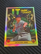 2022 Bowman Chrome Jackson Jobe Detroit Tigers It Came To The League #ICFL-11