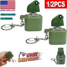 Frog Croaking Fidget Toy Keyboard Clicker Frog Fidget Toys Fun Keychain 1/2Pcs