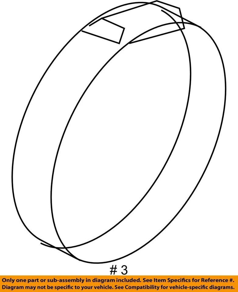 SE ADAPTA A LA ABRAZADERA DE VIBRACIÓN PONTIAC 2009-2010 RR WHL DRV SHF TRI P 19183731 - NUEVO OEM Foto 3 de 3