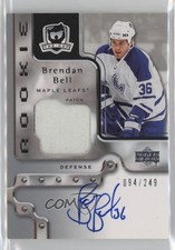2006-07 Upper Deck The Cup Rookie 94/249 Brendan Bell #160 Patch Auto 0bz8