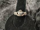 Vintage Ireland Ring  Size 5.75 Claddagh Friendship 925 Sterling Silver