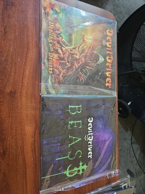 2 DEVILDRIVER - Beast 2LP PURPLE GREEN SWIRL Double Vinyl Gatefold