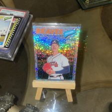 2026 Topps Heritage - Hurston Waldrep #145 Chrome Silver Sparkle Refractor