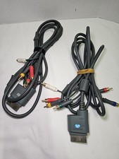 Lot Of 2 Microsoft Xbox 360 HD Component Composite Audio Video AV Cable